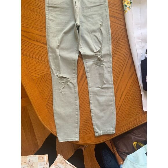 Jaeger Mint Green Straight Leg Jeans - Picture 7 of 8